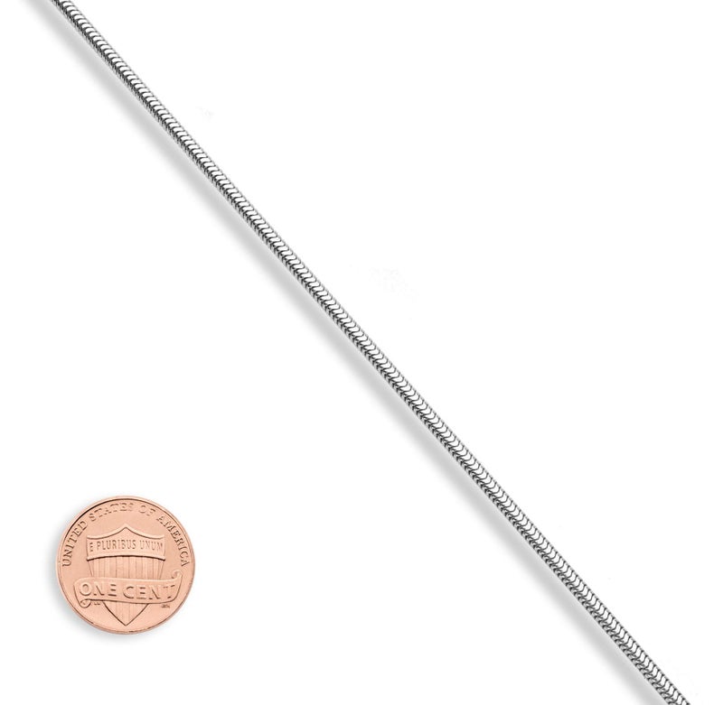 Miabella 925 Sterling Silver Italian 1.5mm, 2mm, 2.5mm Round Snake Chain Necklace for Women Made in Italy (20, 2.0mm) - Image 4